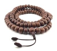 Healing Lama 108 Genuine Nepali Phoenix Seed Beads Bodhi Mala Meditation Necklace Blessed and Enerzized.