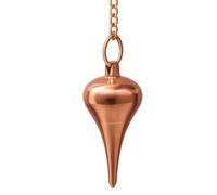 Healing Metal Pendulums for Divination, Copper Dome Cone Point Steel Copper Pendulum High Energy Pendulo de Bronce Pendulos de Mesa MP120