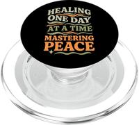 Healing One Day At A Time Mastering Peace Self-Care PopSockets PopGrip for MagSafe