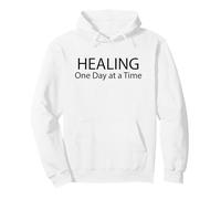 Healing One Day at a Time Sober Anniversary Support Pullover Hoodie