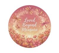 Healing Quotes Signage Loved Beyond Measure Metal Tin Sign