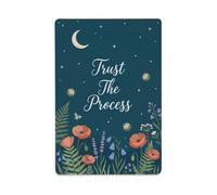 Healing Quotes Signage Trust The Process Metal Tin Sign