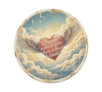 Healing Slogans Dream Without Fear Love Without Limits Metal Tin Sign