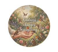 Healing Slogans Kindness Changes Everything Metal Tin Sign