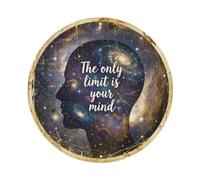Healing Slogans The Only Limit Is Your Mind Metal Tin Sign