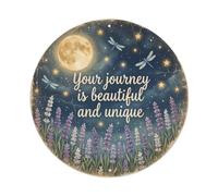 Healing Slogans Your Journey Is Beautiful And Unique Metal Tin Sign