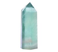 Healing Stone Wands of Crystal Quartz Points Wands Gemstone Hexagonal Pointed & Faceted Prism Bar for Reiki Chakra Meditation Therapy Decor, 35-45mm