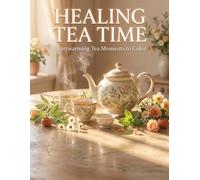 Healing Tea Time: 35 Heartwarming Tea Moments to Color: 70 Pages of Deep Relaxation & Mindful Rituals | Book 2 of 10 (Healing Sanctuary Collection)