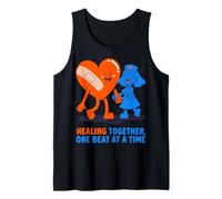 Healing Together Heart and Nurse Design Tank Top