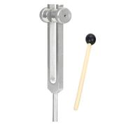 Healing Tuning Fork Set, 128/64Hz Sound Therapy Instrument with Hockey Puck Activator for Chakra, Reiki, Yoga & Energy Balancing(64Hz)