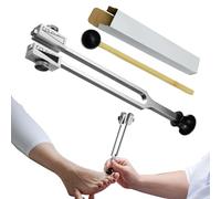 Healing Tuning Fork Set - Body Tuners with Reflex Hammer, Adjustable Tuning Forks for Sound Healing, Meditation and Relaxation