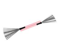 HEALLILY 1 Pair Percussion Drum Brush with Maple Wood Handle and High-carbon Steel Wire, Portable Drum Wire Brush for Adult Drummer Players, Practical and Sturdy Drumsticks Accessory