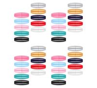 HEALLILY 100pcs Breakaway Clasp Breakaway Lanyard Clasp Drawstring Stopper Bead Plastic Safety Barrel Connectors Mixed Color Creative Variety Quick Assembly for Jewelry Making Random Color