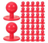 HEALLILY 100pcs Convenient Clothes Buttons Replacement Plastic Buttons Wear-Resistant Creative for Sweaters and Hats DIY Sewing Crafts