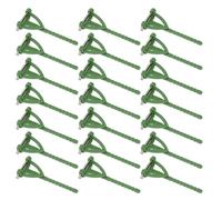 HEALLILY 100pcs Green Triangle Brooch Pins T-Shape Corsage Making Material Boutonniere Safety Pins for Wedding Bridal DIY Crafts and Floral Arrangements