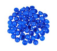 HEALLILY 100pcs Openable Lottery Balls Blue PVC Raffle Spheres for Party Games Sweepstakes and Festive Activities Reusable Game Balls with Surprise Candy Note Filling for Family and Event