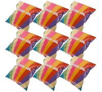 HEALLILY 100pcs Rainbow Colour Printed Mailing Envelopes for Clothing Shipping Good Adhesion and Leak-Proof Pe Material, Mail Bags for Packaging and Wrapping