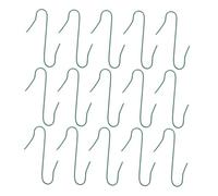 HEALLILY 100pcs S Shaped Christmas Tree Ornament Hooks Iron Hanging Hooks for Holiday Party Decorations Reusable Compact for Small Xmas Baubles