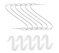 HEALLILY 100pcs S Shaped Hanging Hooks for Christmas Tree Ornaments Mini Iron Ornament Hangers with Nontarnish Finish Space Saving Design for Holiday Party Decorations and Reusable Use