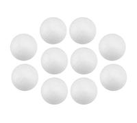 HEALLILY 10pcs 7cm Foam Balls Polystyrene Smooth Round Spheres for Arts Crafts DIY Supplies for School Manual Project Tree Ornaments
