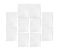 HEALLILY 10pcs 8.5x11 Inch Thick Rigid PVC Photo Protector Sleeves, Hard Plastic Sheet Protectors for Posters and Recipes, Waterproof and Dustproof, for School and Office Use