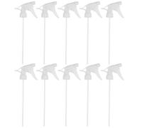 HEALLILY 10pcs Adjustable Spray Bottle Nozzle Tips for Standard 28/400 Neck Bottles, Plastic Replacement Nozzles for Sprayers with Even Distribution, for Gardening and Personal Caring