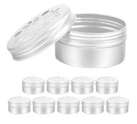 HEALLILY 10pcs Dog Training Aroma Case Aluminum 80ml Bite Resistant Scent Containers for Explosive Detection Work