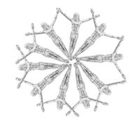 HEALLILY 10pcs Men's Crucifix Pendant: Cross Charm Jesus Crucifix Charm For Necklaces Bracelets And DIY Jewelry Projects