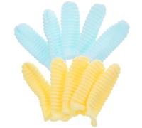 HEALLILY 10pcs Pet Toothbrush Finger Toothbrush Brightening Teeth Promote Stronger Teeth Polyester Suitable for Large Dogs and Puppies Dental Care