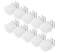 HEALLILY 10pcs Pin Pcie Gpu Power Connector Board Mount Right Angle Through-hole Socket with Plastic Housing and Alloy Terminals for Stable Computer Graphics Card Power Supply Mining Rig