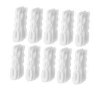 HEALLILY 10pcs Reusable Vacuum Sealer Clips Multi Purpose Zipper Bag Clips for Food Fresh Keeping and Quilt Bedding Storage for Space Saving and Prolonged Freshness