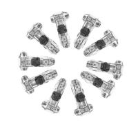 HEALLILY 10pcs Type Cable Connectors Quick Splice Tap Wire Connectors for Single and Multi Core Wires Compatible with Hard and Flexible Cables Safe and Efficient Electrical Terminals