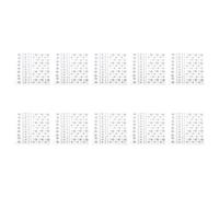 HEALLILY 10sheets Self Adhesive Face Makeup Rhinestones Stickers Stick Face Rhinestones Ab Diamond Gems for Eye Makeup Stage Party Festival