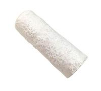 Heallily 10Yards Christmas Craft Glitter Tulle Roll Snowflake Tulle Gauze Ribbon Table Runner Table Centerpieces for Christmas Wedding Birthday Party Decoration 15cm