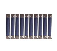 HEALLILY 12Cm Metal Internal Flex Frames with Spring Clips for DIY Handbag Hinges Purse Clasp Making Sewing Accessories 10Pcs Pack