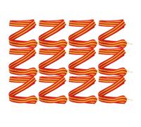 HEALLILY 12pcs Award Ribbon Lanyards Medal Neck Ribbons Polyester Cotton Honored Happy Style Easy to Put and Take off Hang Medal for Parties