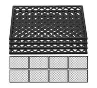 HEALLILY 12pcs Plastic Fence for Featuring Skill Development and Aesthetic Design with Simple and Elegant Appearance, for Prison Fences and War Scenes in Building