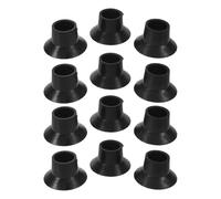 HEALLILY 12pcs Trampoline Rubber Feet Covers for Trampoline Legs, Noise Reducing and Non-slip Pads, Wear Resistant Rubber Material with 2.5cm Inner Diameter, Floor Protection for Indoor