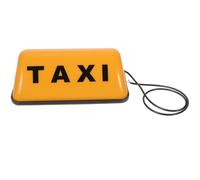 HEALLILY 12v Car LED Light Taxi Sign Lamp Topper Car Top Light Fixed Base Bright Eye-catching Design Unique Fashionable Taxi Roof Illuminated Sign for Vehicle Decoration
