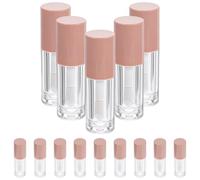 HEALLILY 14pcs Empty Lip Gloss Tubes Wand Plastic Lip Balm Containers for Refillable Gloss Multipack for DIY Products