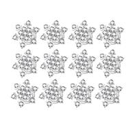HEALLILY 15pcs Rhinestone Spiral Hair Pins in White Alloy with Winter Crystal Design, Sturdy and Multioccasion Suitable Hair Accessories for Bridal Party and Prom