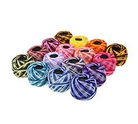 HEALLILY 16 Roll Embroidery Thread Set Cross Stitch Embroidery Wool Cotton Line Craft Supplies for Home Gift Making (Mixed Color)