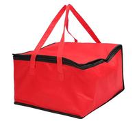 HEALLILY 1pc Insulated Food Tote Bag Red Thermal Insulation Bag for Pizza Cake with Premium Heat Preservation Wear-Resistant Material Easy-Clean Surface for Picnic School Travel