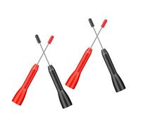 HEALLILY 2 Pairs Back Probe Kit for Automotive Repair Non-destructive Multimeter Test Leads with Piercing Needle Probes Compatible with Fluke Car Electrical Diagnostics