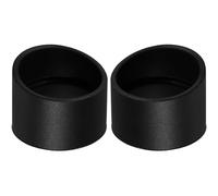 HEALLILY 2 Pcs 33mm Rubber Eyepiece Cover for Binocular Microscope, Eye Shield Cups with Cylinder Design, Microscope Accessories for Lab and Classroom Use
