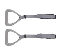 HEALLILY 2 Pcs Gymnastic Rings Adjustable Straps Abs Nylon Versatile Training Equipment for Gym and Back Yard Use, Suitable for Men and Women Strength Training