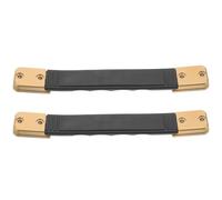 HEALLILY 2 Pcs Speaker Cabinet Handles with Artificial Leather and Plastic Material Good Hand Feeling Strap Handles Suitable for Speakers and Amplifiers Replacement Parts Accessories