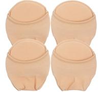 HEALLILY 2 Pcs Women Toe Topper Socks: High Heel Toe Pads No Show Liner Socks Women Half for Girls