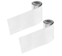 HEALLILY 2 Rolls Copper Zinc Anode Sheets for Student Lab Experiment Tools, Electroplating Metal Strips Made of Zinc and Copper, for School Science Labs and Collaborative Science Activities