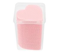 HEALLILY 200 Sheets Nail Remover Wipes Cotton Nail Polish Remover Pads for Routine and Home Use Heart-shaped Cleaning Wipes with Large Capacity Effective